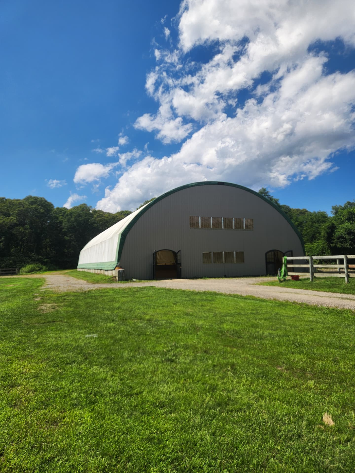 Indoor arena at Rising Talent Equestrian